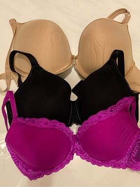 3 bras - Spanx, Chantelle and Natori